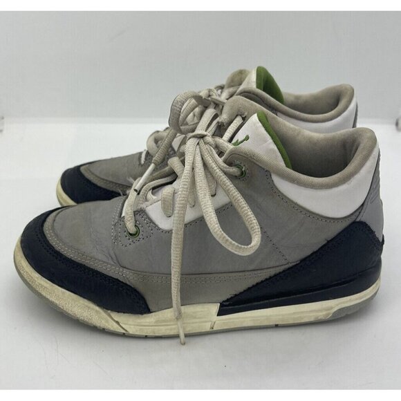 Nike Air Jordan 3 III Retro Chlorophyll Grey Size 13C Sneakers Shoes 429487-006 - Picture 3 of 9